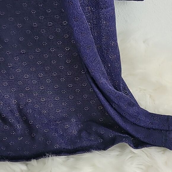 1771  DYNAMITE Blue Sweater long Sleeve Size Small - Picture 3 of 4